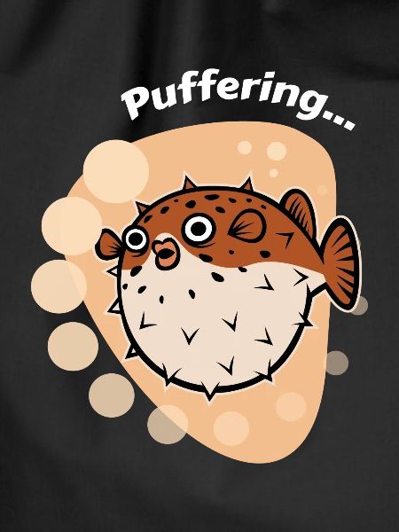 Buffering... Puffer fish sea