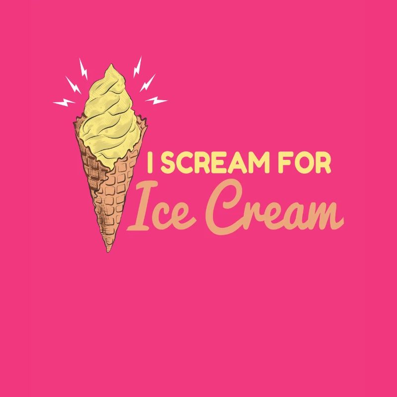 Scream For Ice Cream Eiscreme Eis