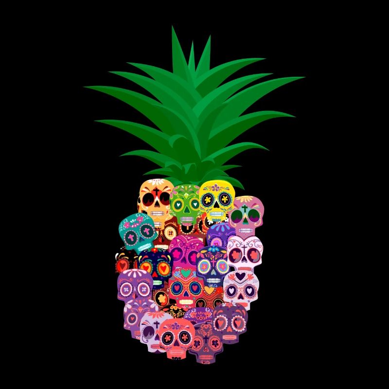 Calavera Pineapple Halloween