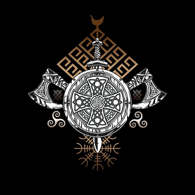 Wikingeraxt Baum Mythologie Rune