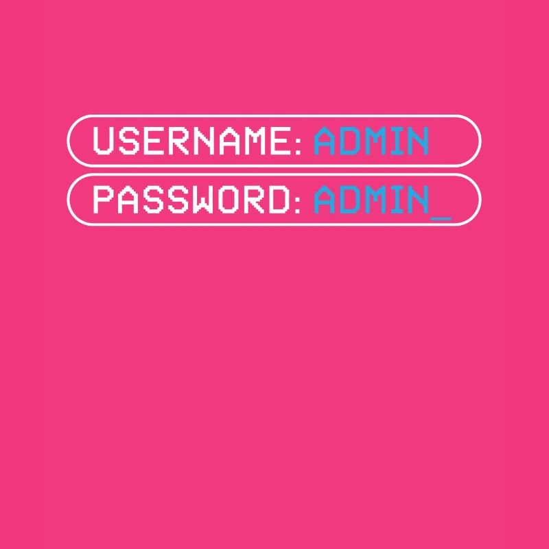 Nom d’utilisateur Admin Mot de passe Programmeur