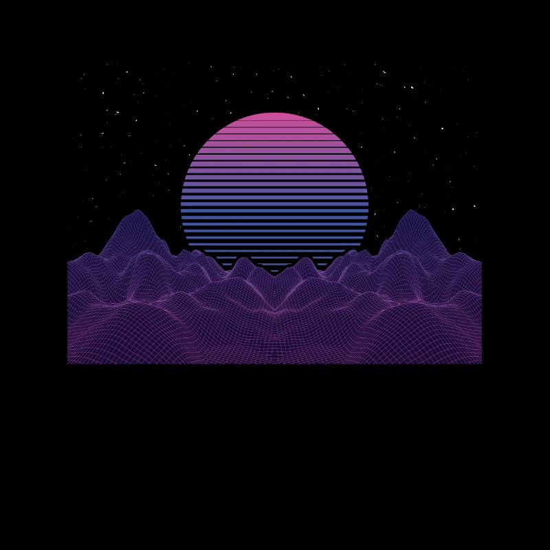 Sunset Synthwave Retro Musik 80er