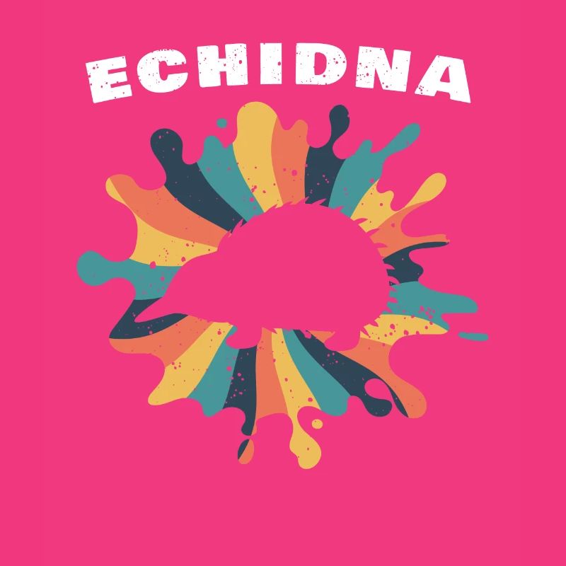 Echidna Retro Design Echidna à bec