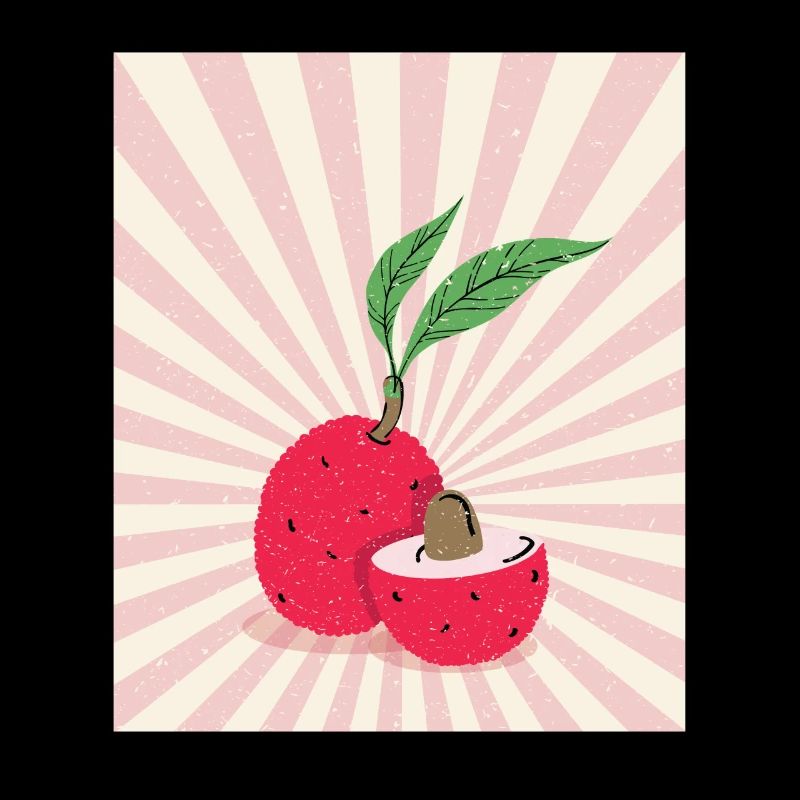 Lychee Retro Lychee Exotic Fruit