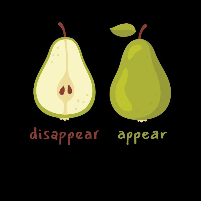 Disappear Appear Funny Pears