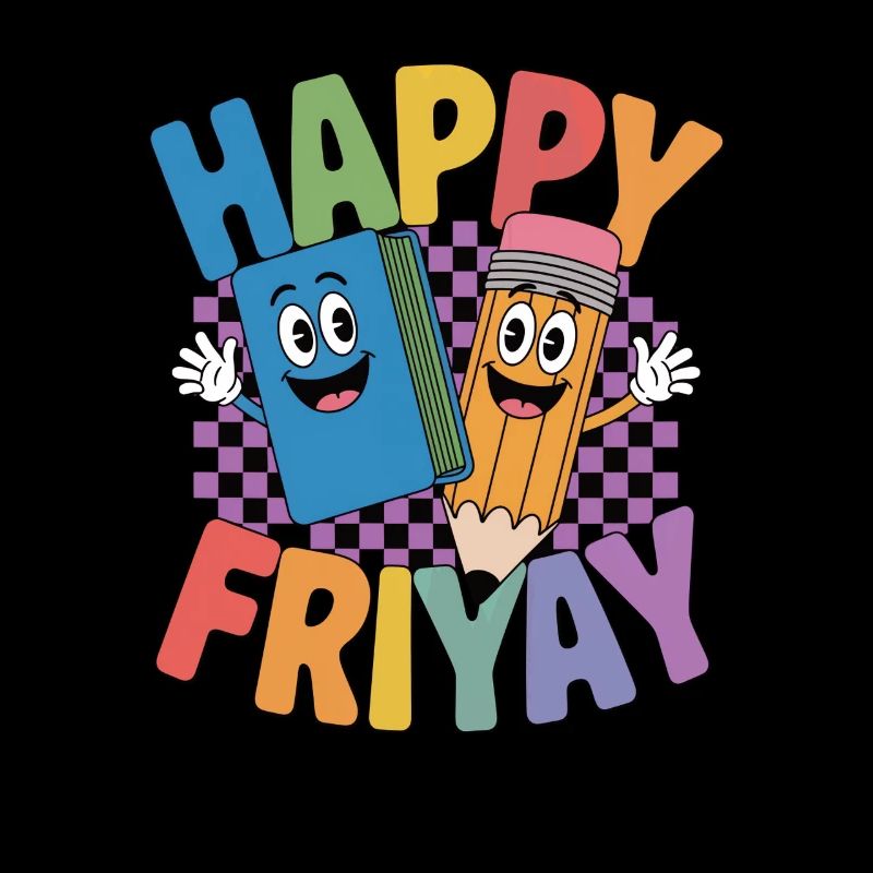 Sentiment de week-end heureux vendredi