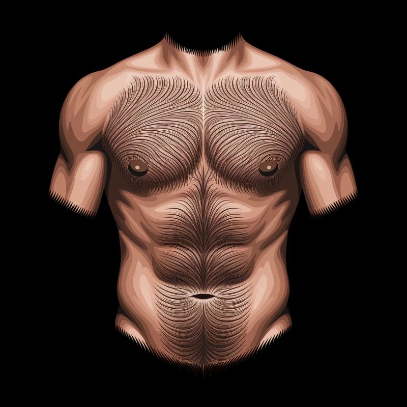 Muscular Men Upper Body