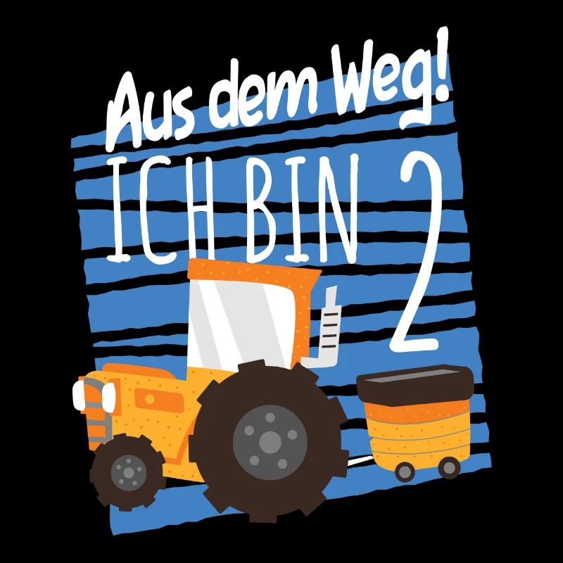 2. Geburtstag Bauernhof 2 Jahre alt Traktor