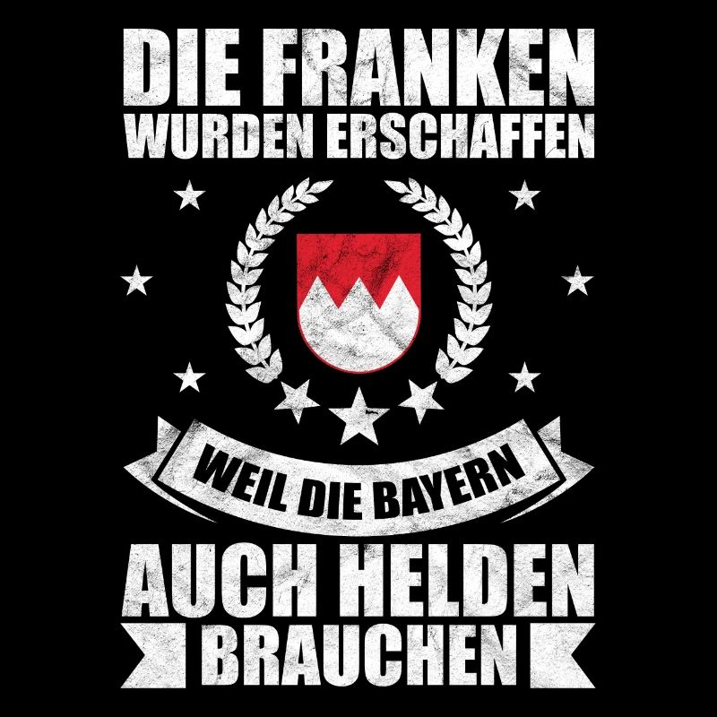 Franken Held Helden Geschenk