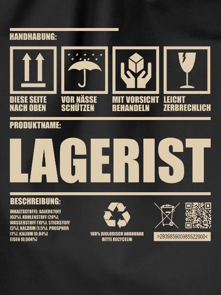 Lustiges Lagerist Männer Geschenk