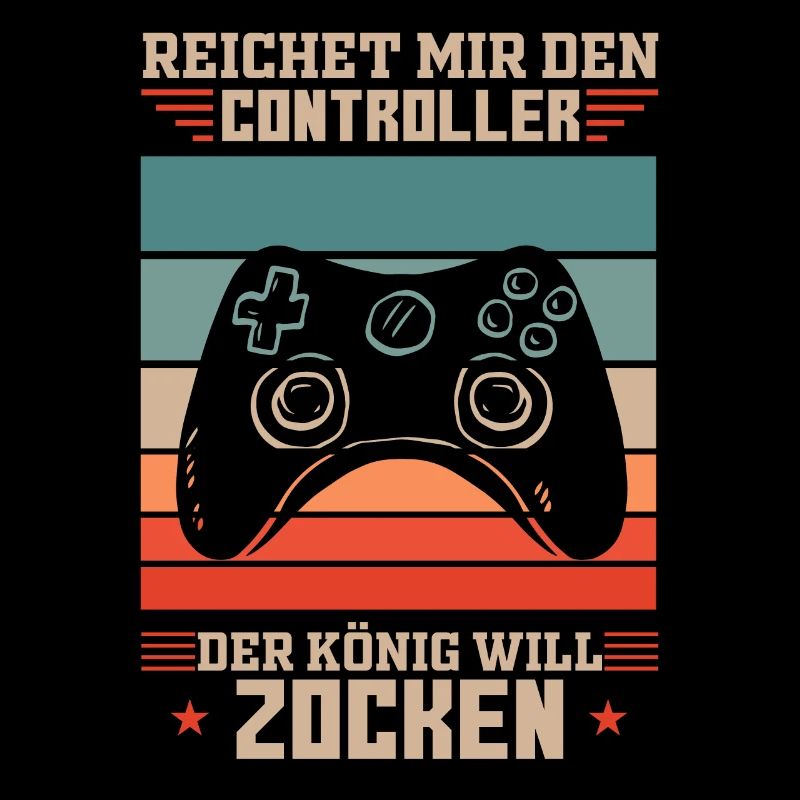 Reichet mir den Controller der König will zocken
