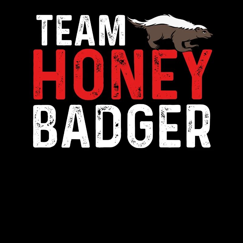 Roter Honigdachs Des Teams