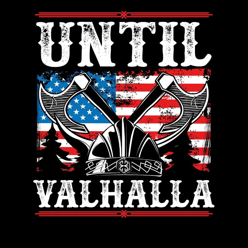 Vers le drapeau de Valhalla Usa