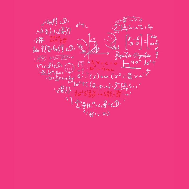 Math Formula In A Cute Heart