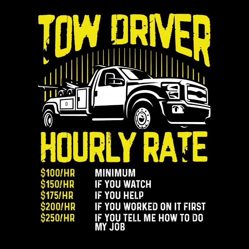 Tow driver hourly rate