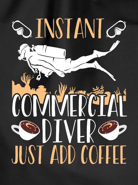 Diver simply adds coffee