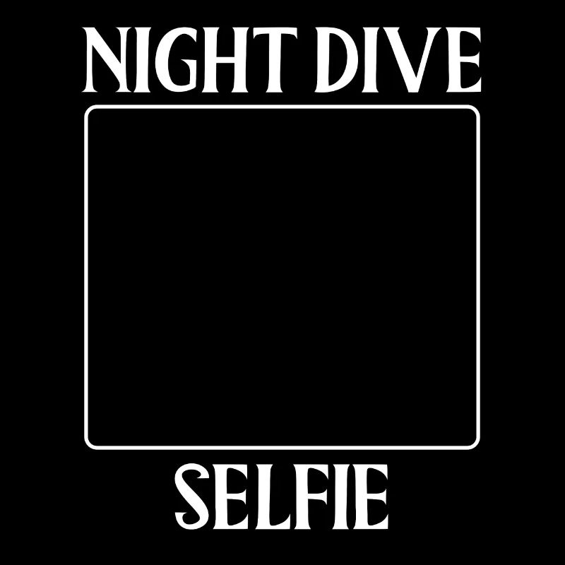 Selfie de plongée de nuit