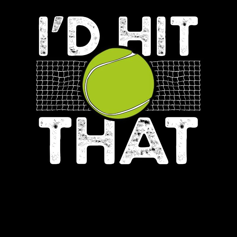 J’avais frappé la balle de tennis
