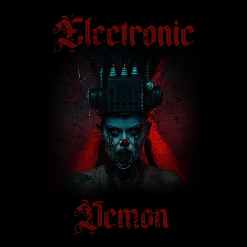 Electronic demon Techno music