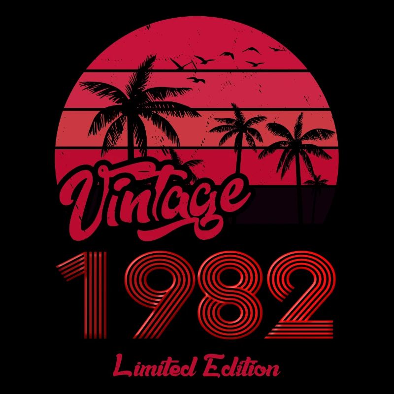Vintage Année 1982 Edition Limitée Rouge
