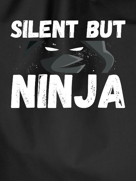 Dunkler Stiller Ninja