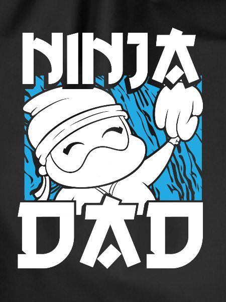Cute ninja dad