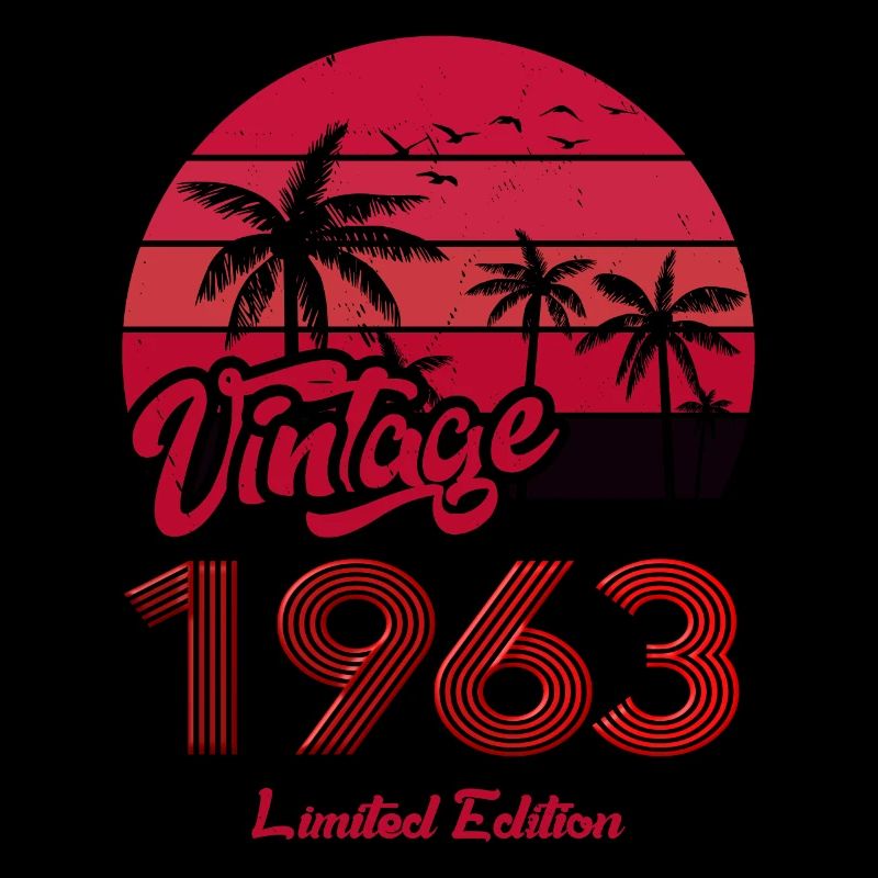Vintage Année 1963 Edition Limitée Rouge