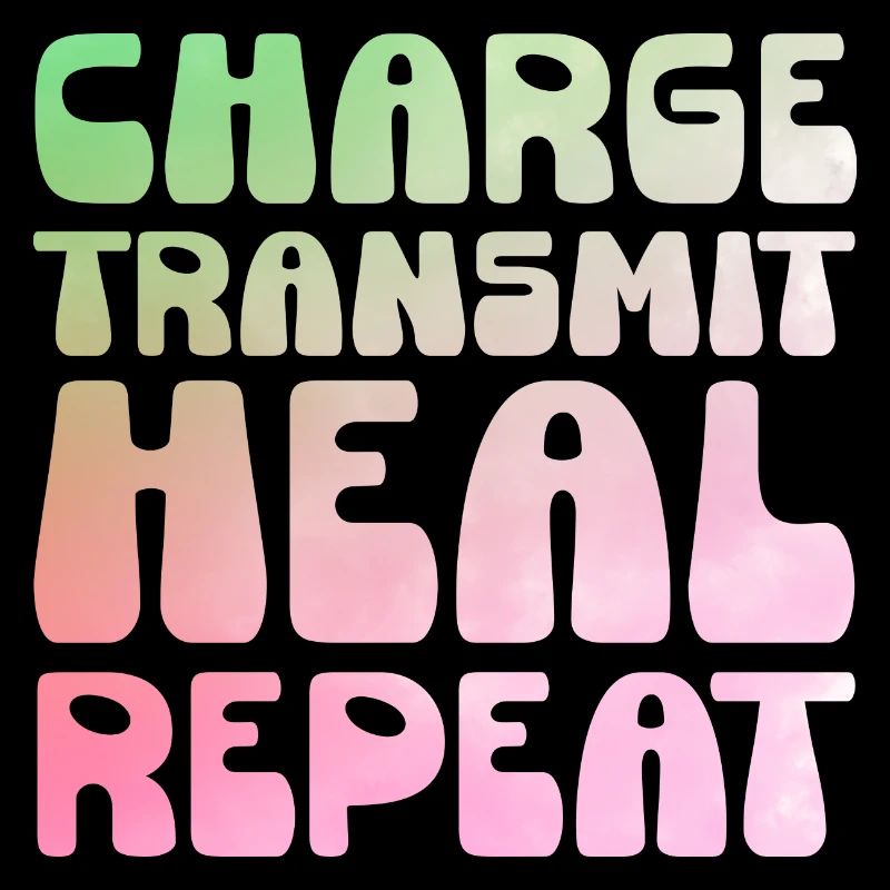 Charge Transmit Heal Repeat Spiritual healer Reiki