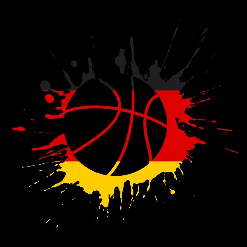 Basketball Jersey Germany Flag