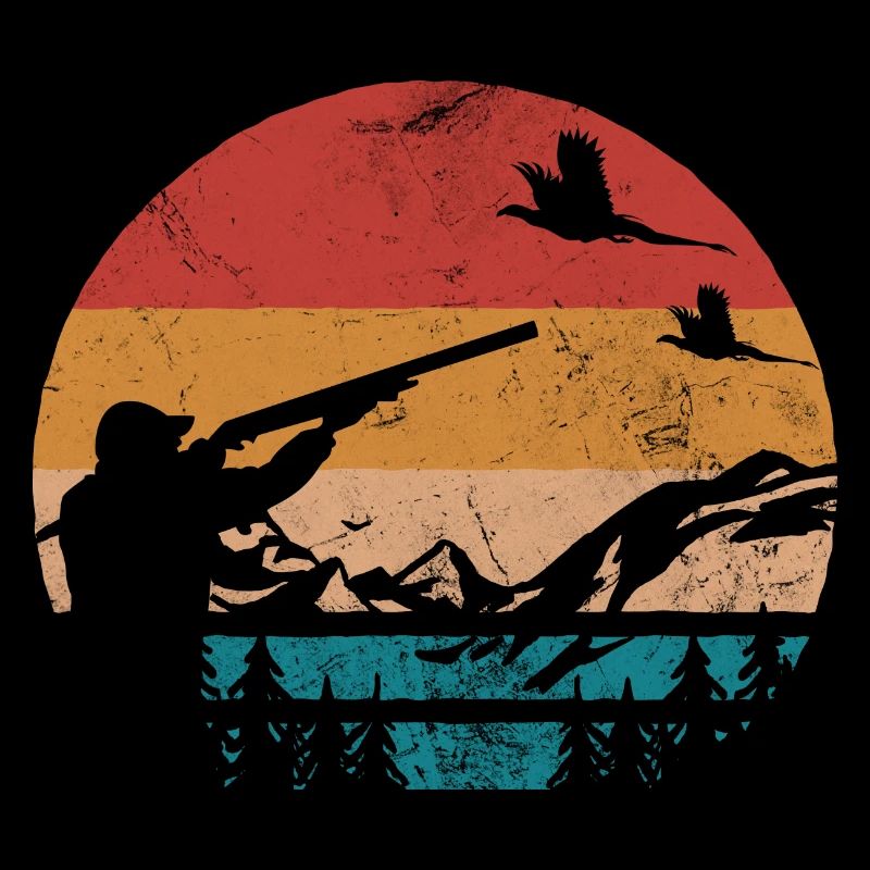Chasseur de faisans Retro