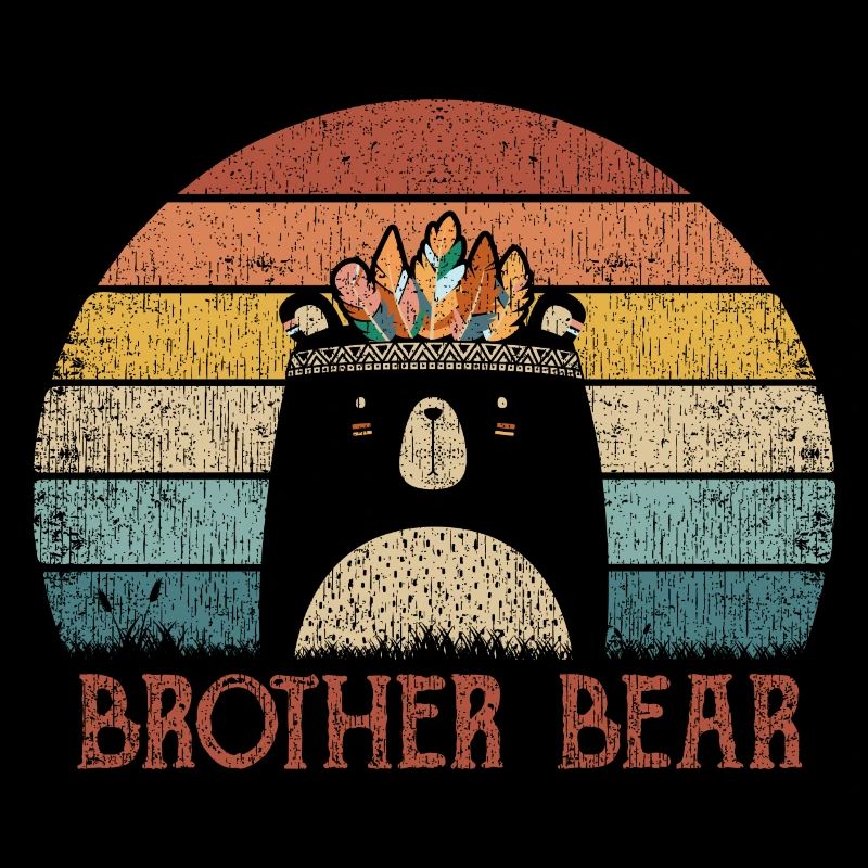 Brother bear indian sibling gift boy