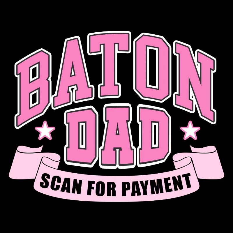 Baton papa scanner pour le paiement Conception pour un twirling