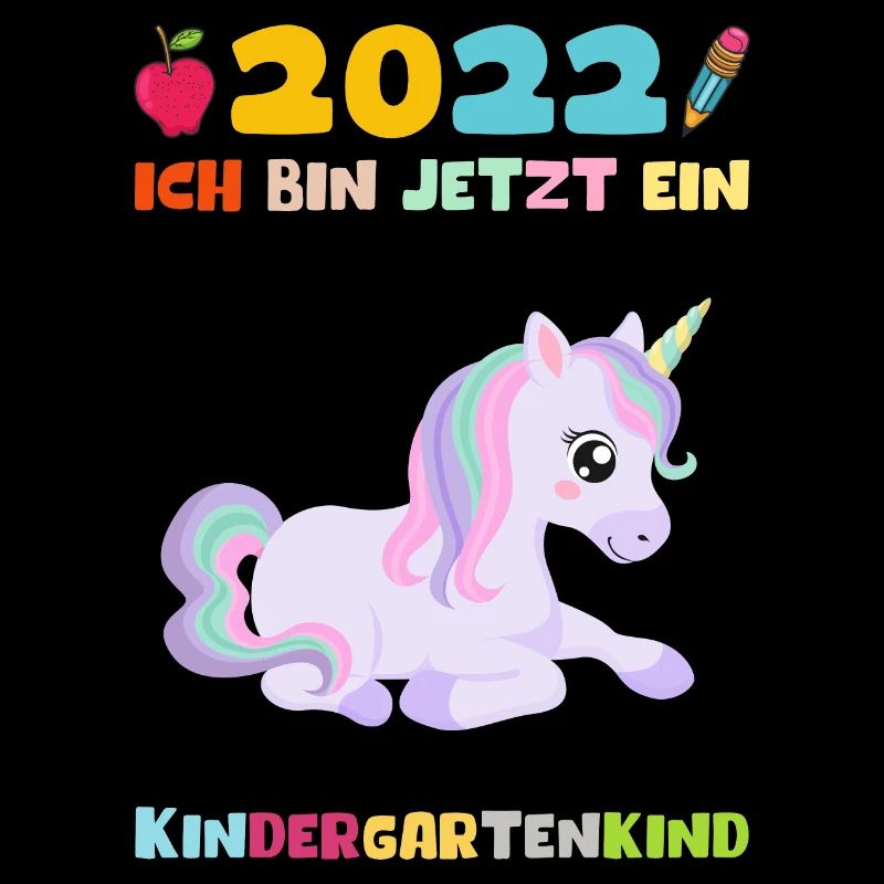 2022 Ich Bin Jetzt Ein Kindergartenkind Einhorn