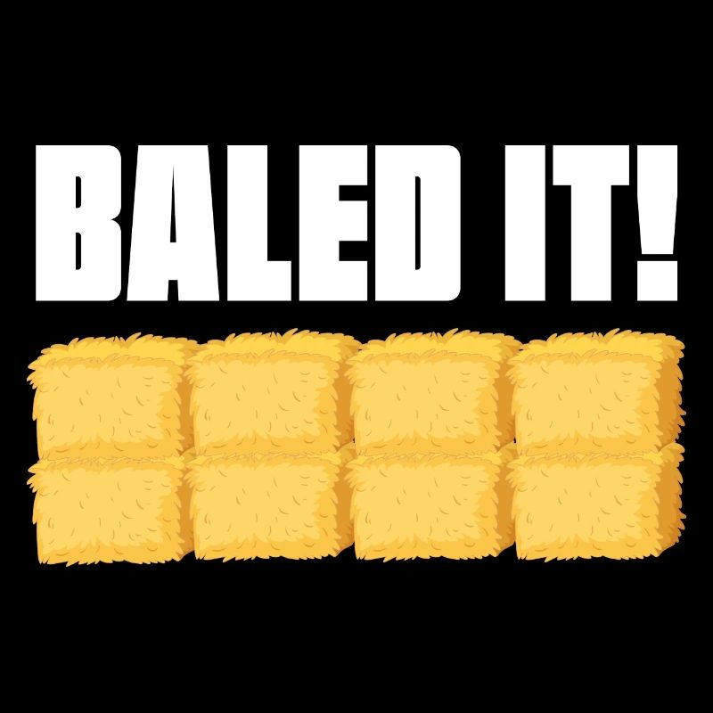 Baled It Hay Bal Farming Straw Baling
