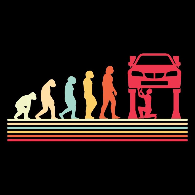 KFZ Mechaniker Autowerkstatt Schrauber Evolution