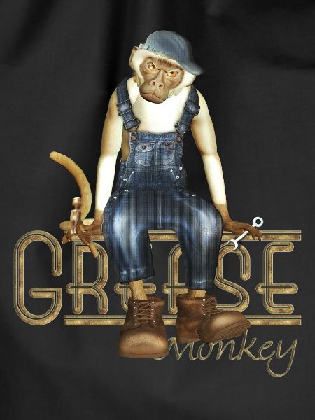 Funny Grease Monkey Mechanic