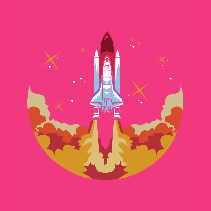 Space shuttle launch astronaut