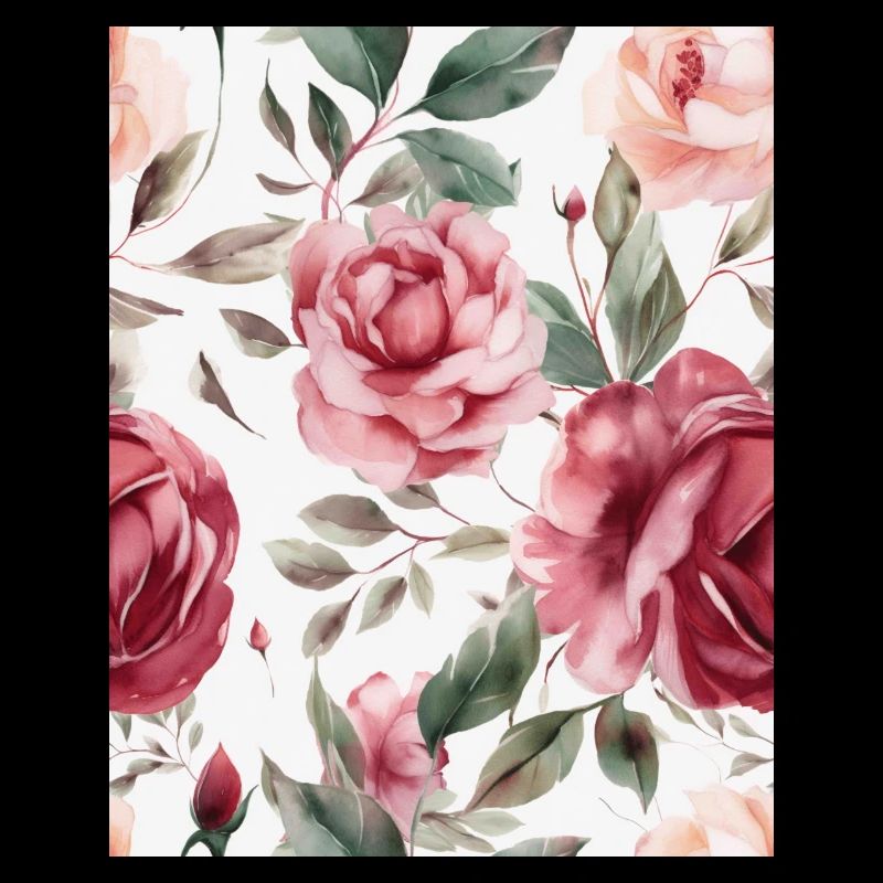 Wasserfarben Rose