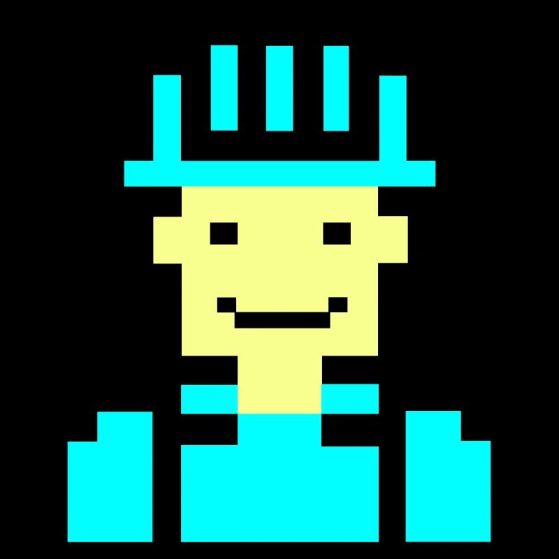 Construction Worker Pixel 01