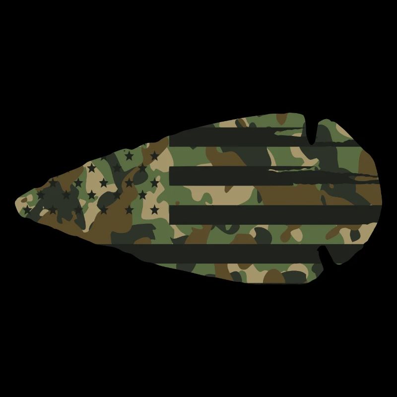 paddle camouflage american Design pour un fan de paddle
