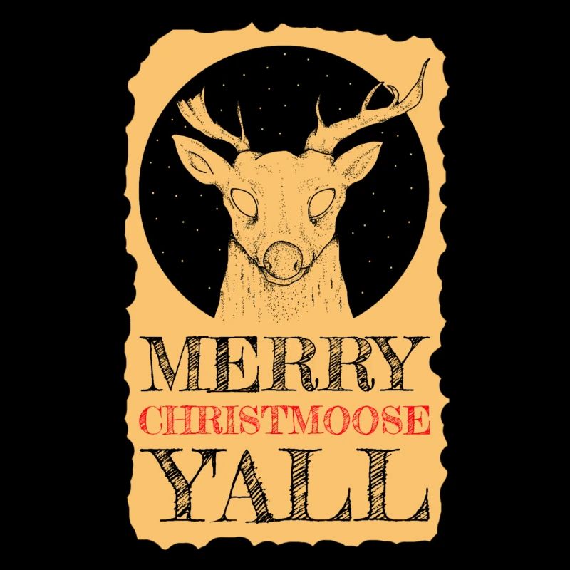 Moosemas Deer Night Design
