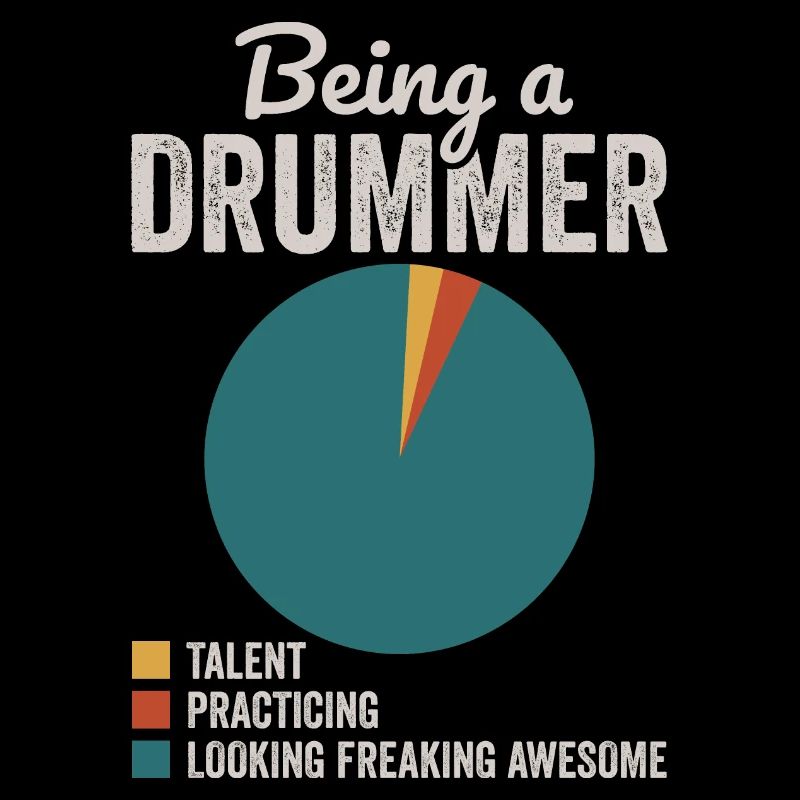 Being a Drummer Percussion Drum Player Musician