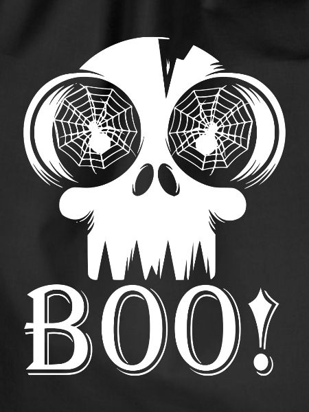 HALLOWEEN CREEPY SKULL BOO!