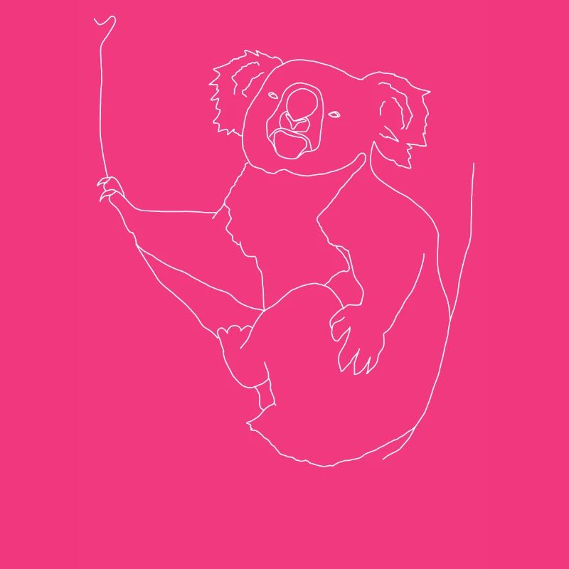 Koala lineart