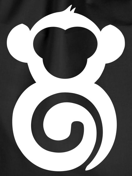 Affe Spirale Logo Druck