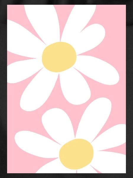 Pink with flowers