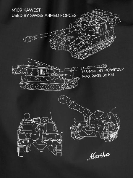Tank lines in blueprint