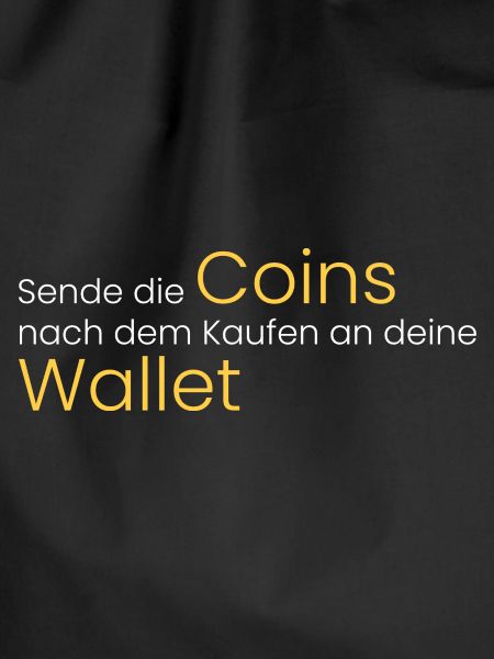 Sende Coins an deine Wallet