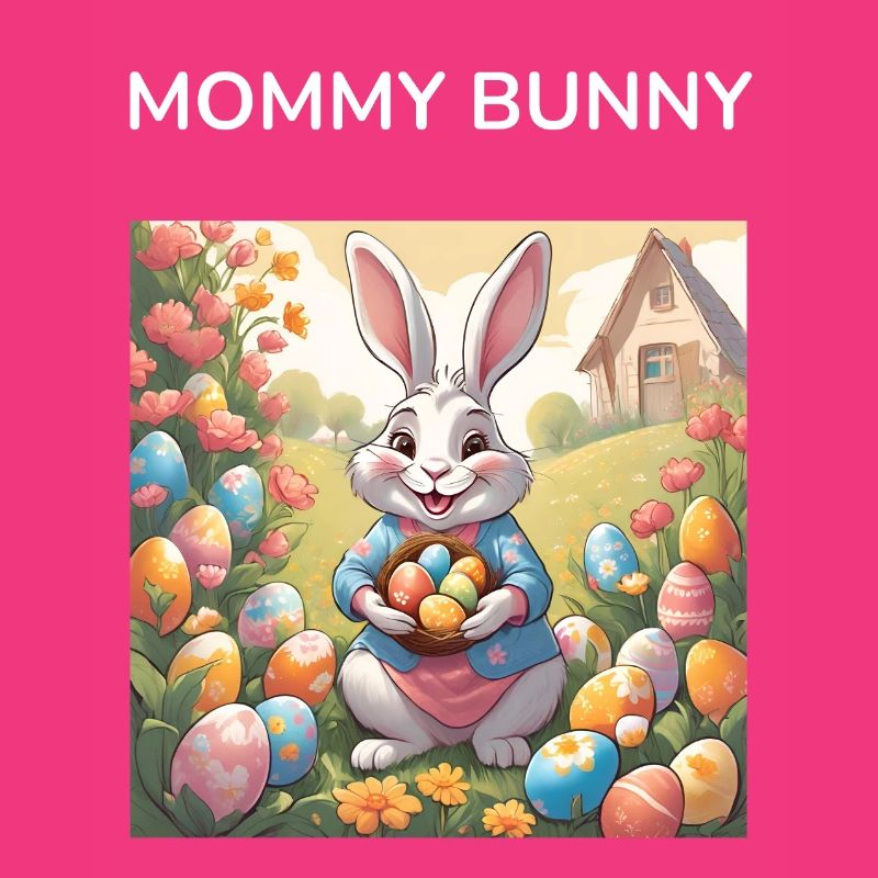 Mom Bunny Easter Egg Gift