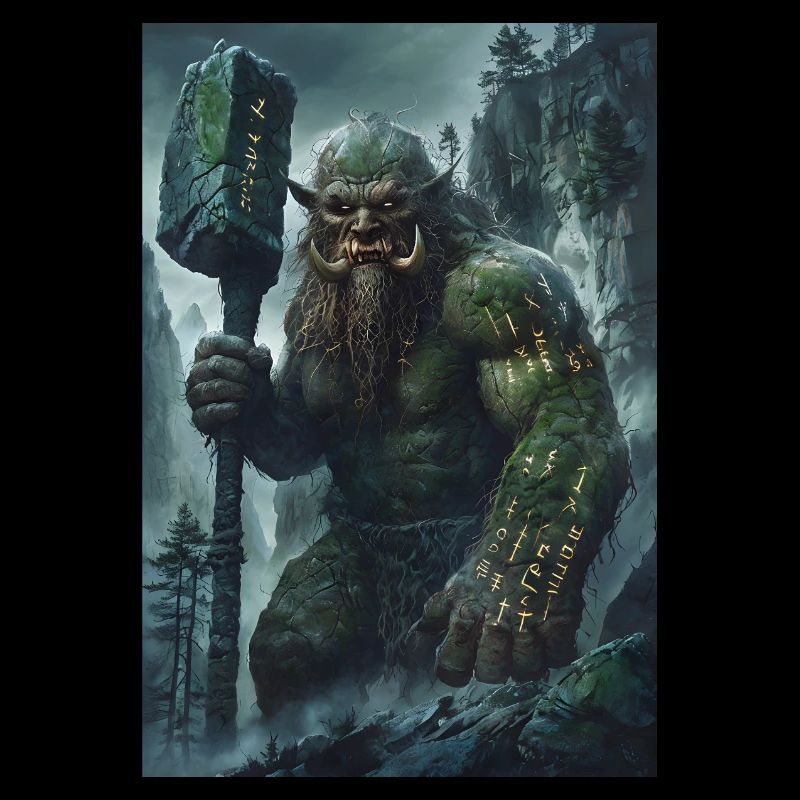 Riese Mythologie Giant Geschenk